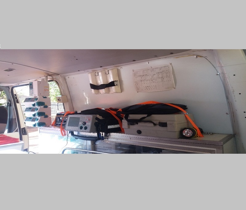 Mobile intensive care equipment